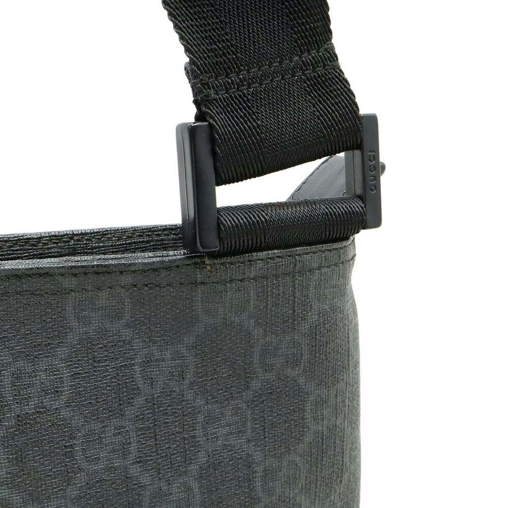 GUCCI Authentic Black Leather Shoulder Bag - Picture 5 of 9